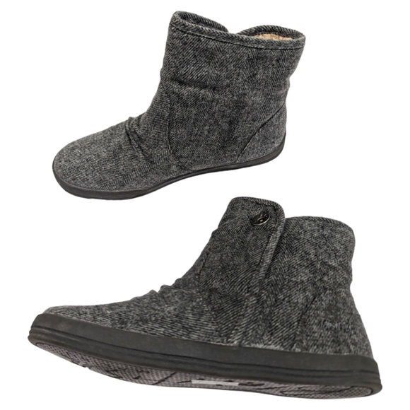 Blowfish Grey Faux Fur Lined Booties - Picture 10 of 10